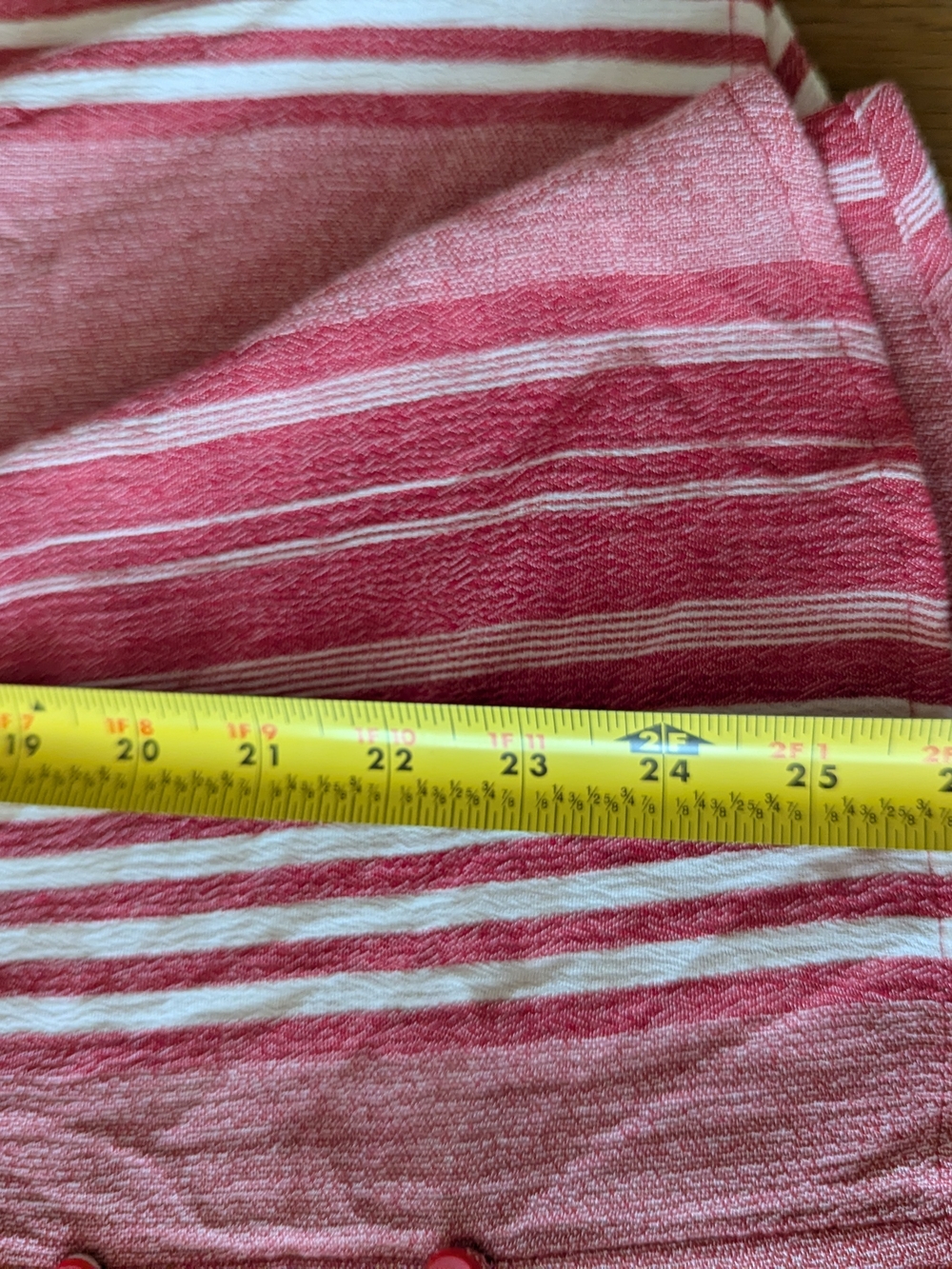 Liz Claiborne Pink Striped Button-Front Women’s Top XXL NWT - Picture 8 of 10